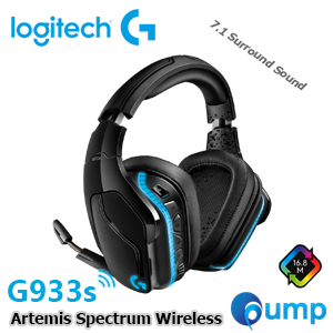 Logitech G933s LIGHTSYNC Wireless 7.1 Surround Sound Gaming Headset