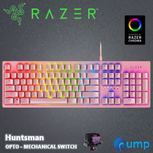 Razer Huntsman Opto-Mechanical Switch Quartz Edition Keyborad - Pink