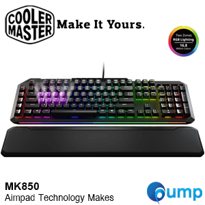 Cooler Master MK850 Mechanical ANALOG Gaming Keyboard - Red Switch (ENG) ฟรี Caps Thai