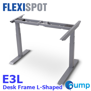 FLEXISPOT E3L WHITE Desk Frame Only L-Shaped 122 cm - ขาโต๊ะปรับระดับ (By-Order)