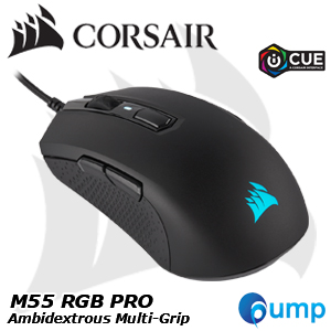 Corsair M55 RGB PRO Ambidextrous Multi-Grip Gaming Mouse