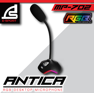 Signo E-Sport MP-702 ANTICA RGB Desktop Microphone