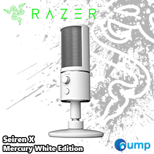 Razer Seiren X Mercury White Edition Streaming Microphone 