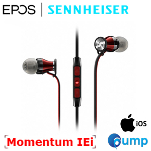 EPOS|Sennheiser M2 Momentum IEi In-Ear Black-Red (For iOS)