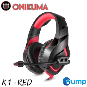 ONIKUMA K1 Stereo Gaming Headset - Red