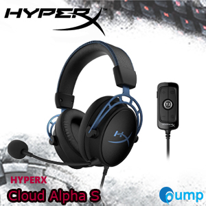 HyperX Cloud Alpha S - USB Gaming Headset with 7.1 Surround Sound - Blue
