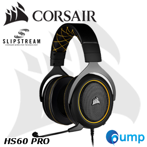 Corsair HS60 PRO SURROUND Gaming Headset - Yellow