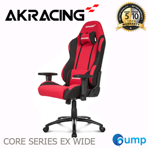 AKRacing Core Series EX-WIDE Gaming Chair - RED/BLACK