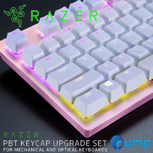 Razer PBT KEYCAP UPGRADE Set for Mechanical And Optical Keyboards - White
