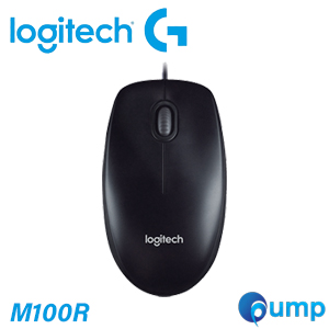 Logitech M100R USB Mouse - Black