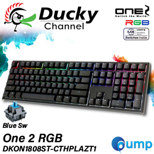 Ducky One 2 RGB Full size Double Shot PBT Mechanical keyboard - Blue Sw