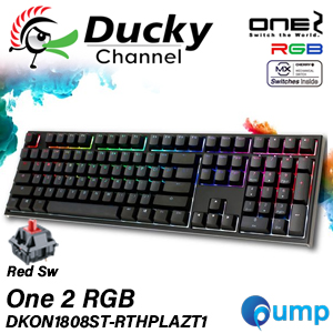 Ducky One 2 RGB Full size Double Shot PBT Mechanical keyboard - Red Sw