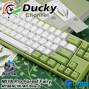 Ducky MIYA Pro Forest Fairy PBT Double Shot Mechanical Gaming Keyboard - Blue Sw