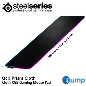 Steelseries QcK Prism Cloth RGB Gaming Mouse Pad - XL