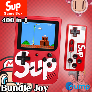 Sup Game Box 400 in 1 Consoles 8-Bit Retro & Classic & Nostalgic - Red + Joy II