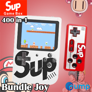 Sup Game Box 400 in 1 Consoles 8-Bit Retro & Classic & Nostalgic - White + Joy II 