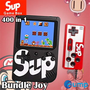 Sup Game Box 400 in 1 Consoles 8-Bit Retro & Classic & Nostalgic - Black + Joy II 