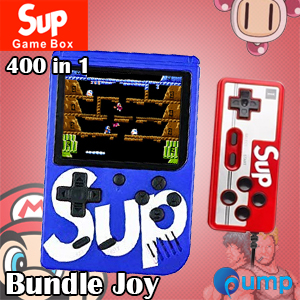 Sup Game Box 400 in 1 Consoles 8-Bit Retro & Classic & Nostalgic - Blue + Joy II 