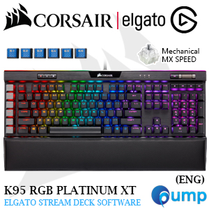 ขาย Corsair K95 Rgb Platinum Xt Mechanical Gaming Keyboard Cherry Mx Speed Eng ราคา 6 990 00 บาท