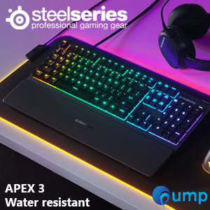 Steelseries Apex 3 RGB Water Resistant Gaming Keyboard