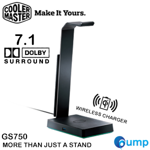 Cooler Master GS750 Headset Stand with USB 3.0 Onboard 7.1 Surround Sound