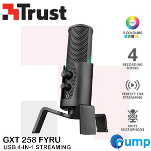 Trust GXT 258 FYRU USB 4-in-1 Streaming Microphone