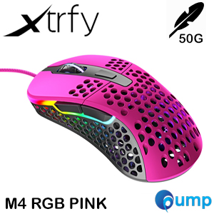 Xtrfy M4 RGB Ultra-Light Gaming Mouse - Pink