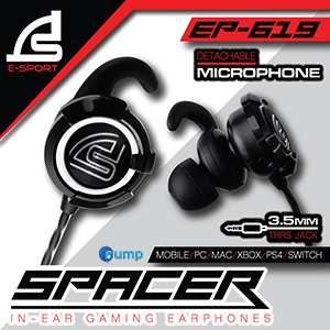 Signo E-Sport EP-619 Spacer In-Ear Gaming Earphone