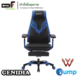 DF Prochair Genidia Ergonomic Gaming Chair - Black/Blue