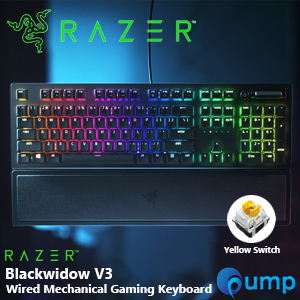 Razer Blackwidow V3 Wired Gaming Keyboard - Yellow Switch (TH)