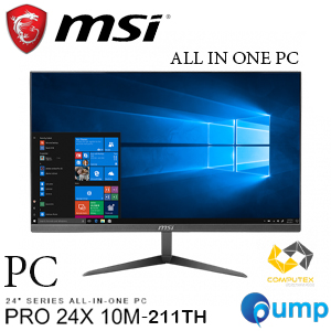 MSI Pro 24X 10M-211TH Monitor All In One PC Gaming