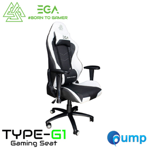 EGA Type G1 Gaming Chair - Black/White
