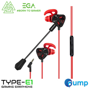 EGA Type E1 In-Ear Gaming Earphone - Red