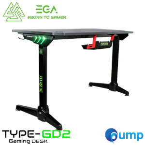 EGA Type GD2 Gaming Desk 5 Colors LED Light