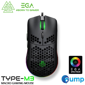 EGA Type M3 Macro Gaming Mouse - Black