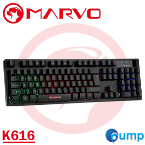 Marvo K616 Rainbow black light Gaming Keyboard - Membrane Switch