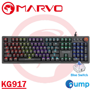 Marvo KG917 Backlight Macro Gaming Keyboard - Blue Switch