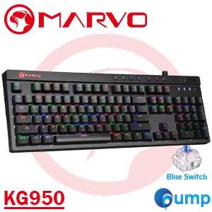Marvo KG950 Backlight Macro Gaming Keyboard - Blue Switch