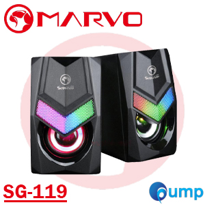 Marvo SG-119 Scorpion 2.0 Stereo LED Gaming Speakers