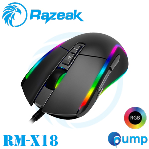 Razeak RM-X18 Programmable Optical RGB Gaming Mouse
