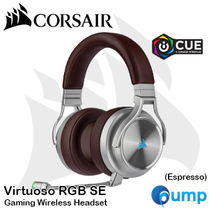 Corsair VIRTUOSO RGB WIRELESS SE High-Fidelity Gaming Headset — Espresso