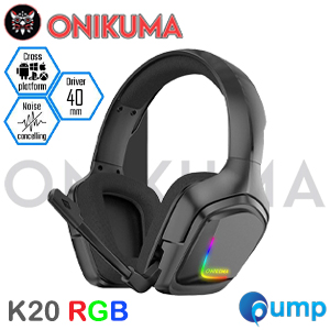 Onikuma K20 RGB Professional Gaming Headset - Black