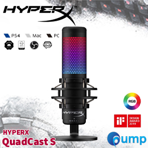 HYPERX QuadCast S USB Condenser Gaming Microphone - Black