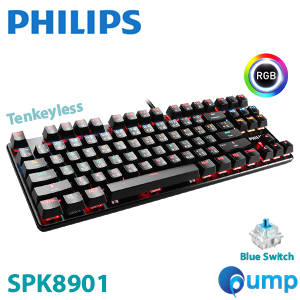 Philips SPK8901TKL mini RGB Gaming Keyboard - Blue Switch
