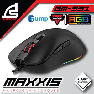 Signo E-Sport Maxxis GM-991 RGB Macro Gaming Mouse