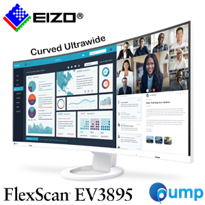 EIZO FlexScan EV3895 Curved Ultrawide, Eyecare Monitor - White