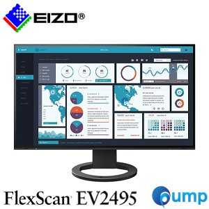 EIZO FlexScan EV2495 Workstation Eyecare LED Monitor - BLACK