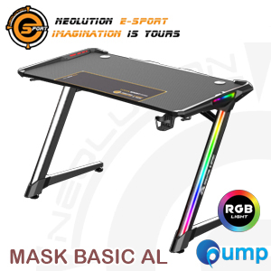 Neolution E-Sport Mask Basic AL - Gaming RGB Desk - 1.2m