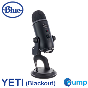Blue Yeti (Blackout) Professional Multi-Pattern USB Mic for Recording & Streaming