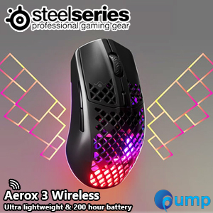 Steelseries Aerox 3 Wireless & Bluetooth Ultra lightweight Gaming Mouse